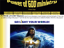 Tablet Screenshot of powerofgodministry.org